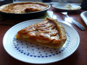 Sárgabarack lekváros almáspite