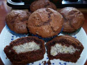 kókuszos-banános muffin