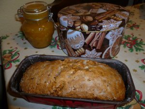 mézeskalács kenyér+narancs lekvár