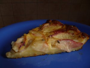 Barackos-levendulás tejes pite